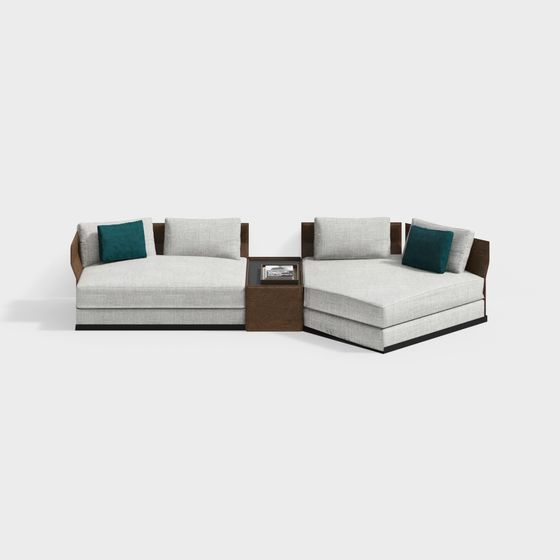 Sofá moderno de lujo ligero