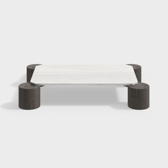 mesa de café moderna y simple