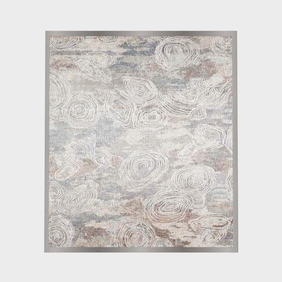 Abstract Swirl Rug 3D Model