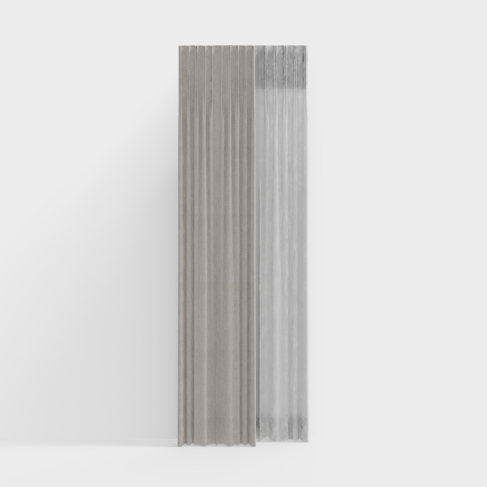 Modern Light Colored Curtains