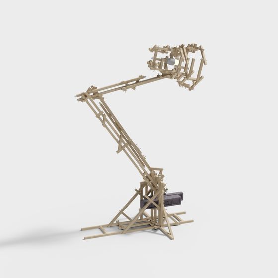Medieval Catapult 3D model