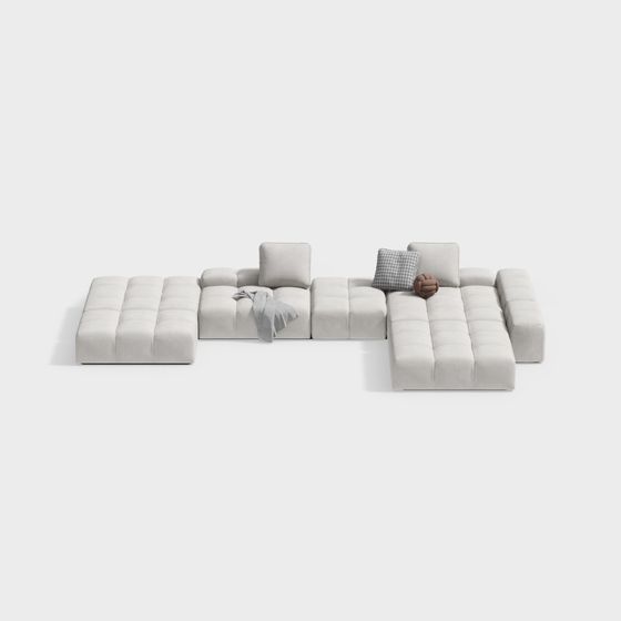 Modular Sofa 3D model for Modern Home Design