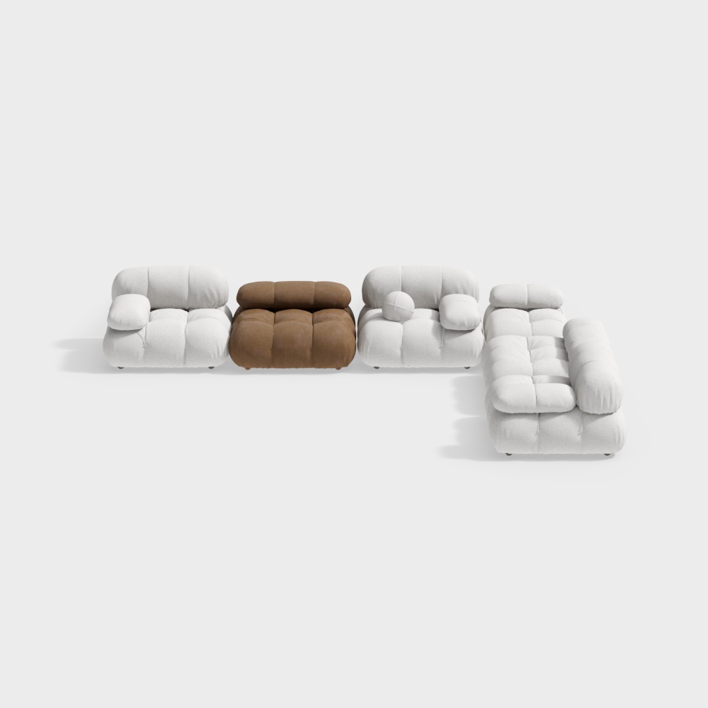 Cream Style Corner Sofa