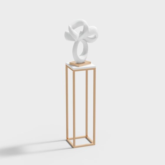 Cloud Ring 3D model - Elegant Contemporary Design