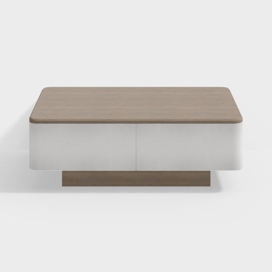 Floating Wooden Table 3D model