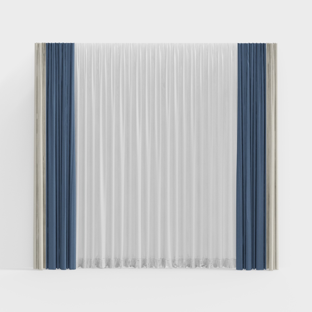 Rideaux de villa modernes et luxueux