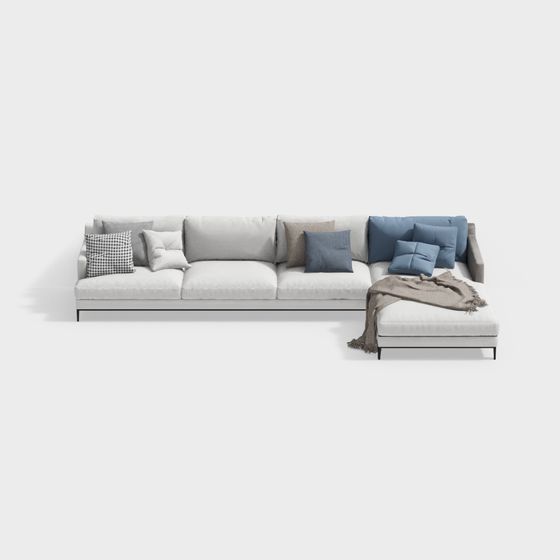 Ghế sofa góc hiện đại đơn giản