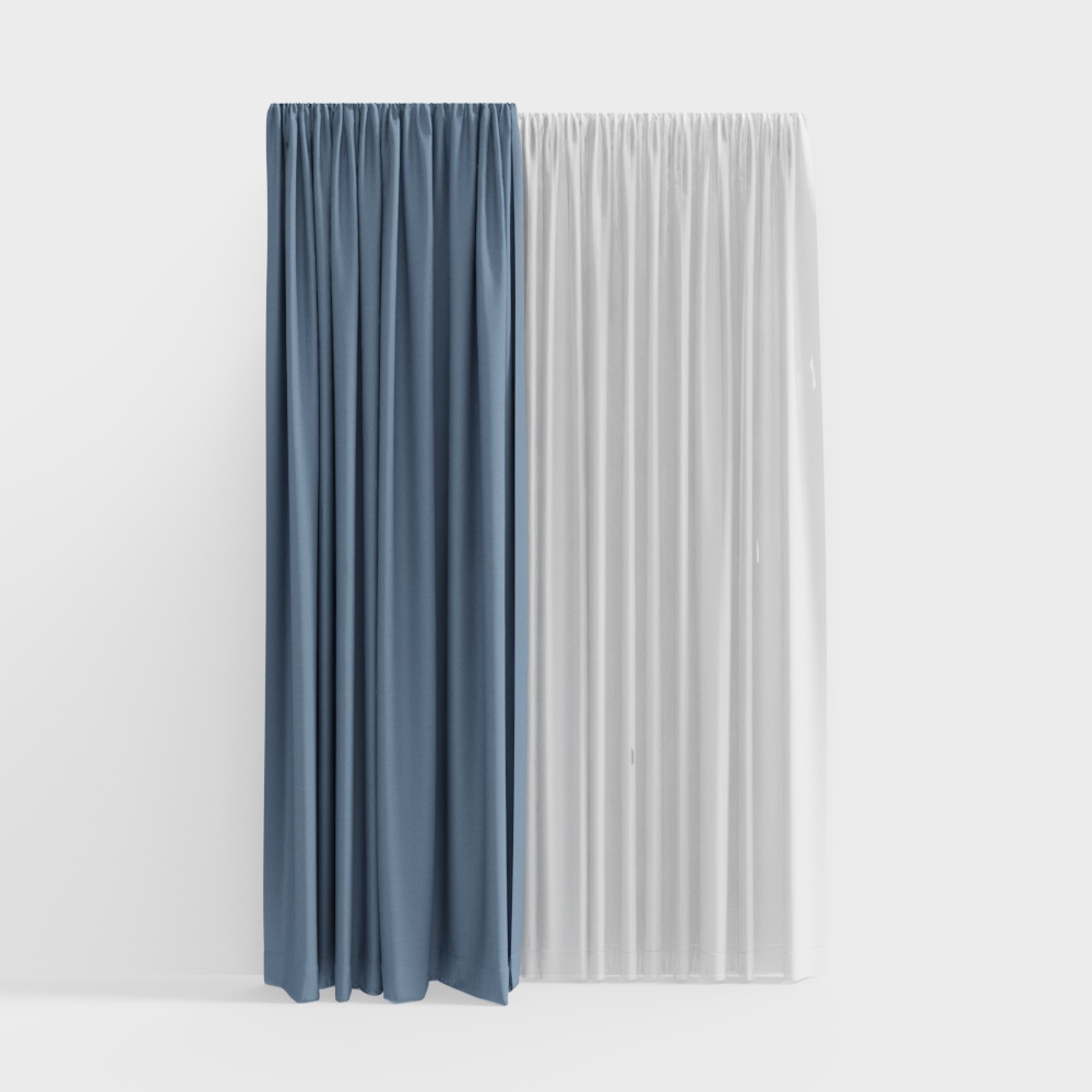 Rideaux modernes de couleur claire