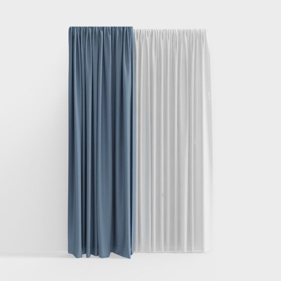 Rideaux modernes de couleur claire