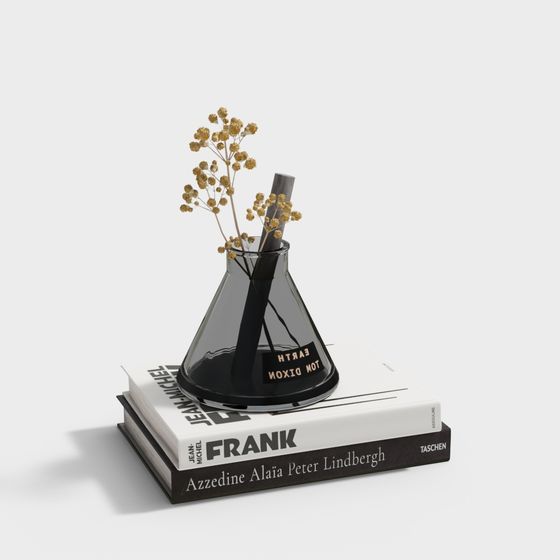 Laboratory Vase 3D model with Artistic Detailing