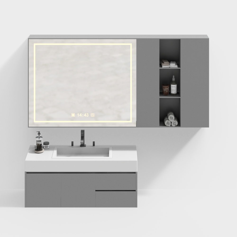 現代極簡衛浴櫃