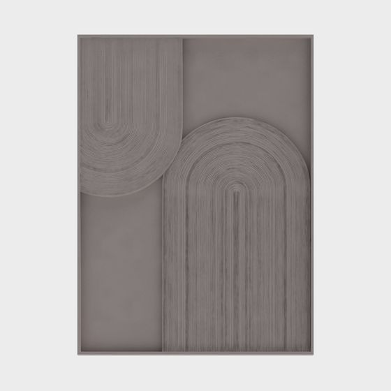 Abstract Geometric Door 3D model