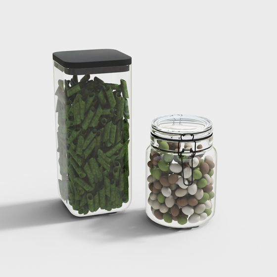 Bocal de stockage en verre