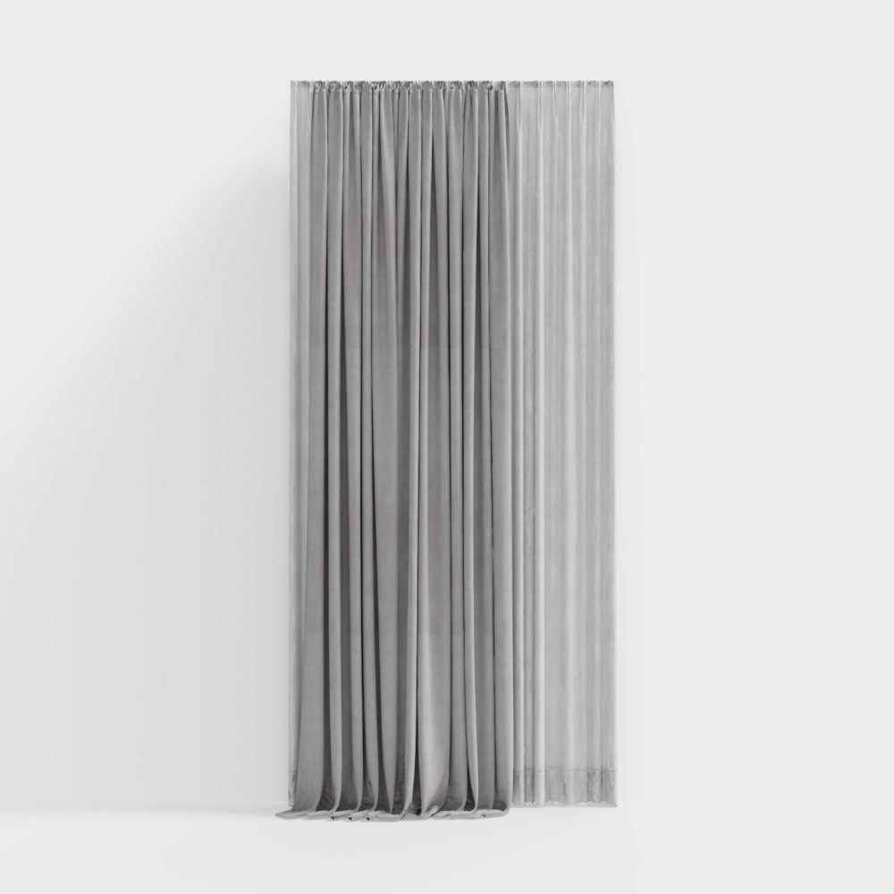 Rideaux gris modernes