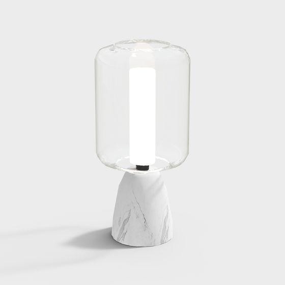 Elegant Modern Table Lamp 3D model