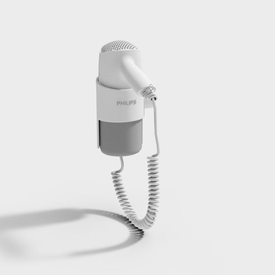 Philips Microphone 3D model for Modern Applications