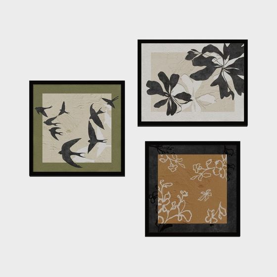 Nature's Rhythm 3D model for Artistic Design