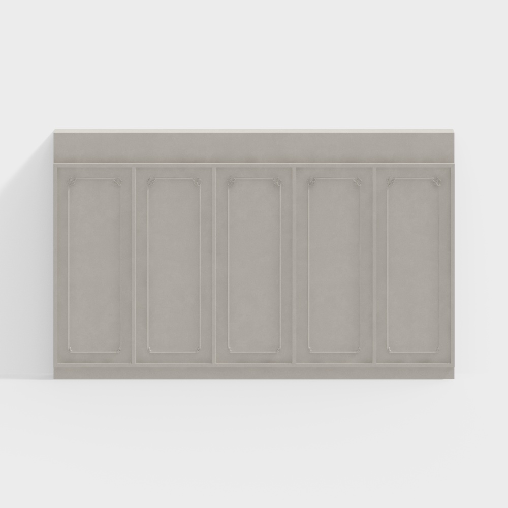 Фоновая стена в винтажном французском стиле