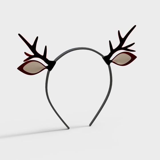 Mũ cài tóc tuần lộc Giáng Sinh hiện đại