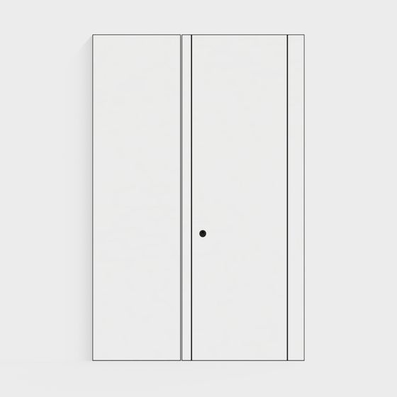 Minimalist Door 3D model