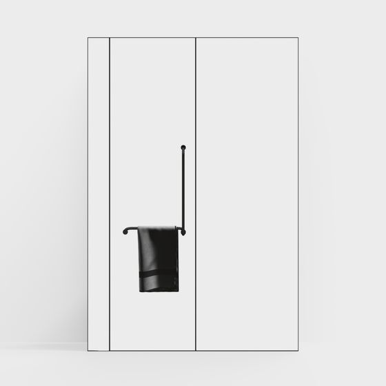 Minimalist Wardrobe 3D model