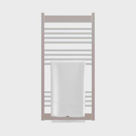 Modern Low-Poly Bathroom Towel Rack 3D model