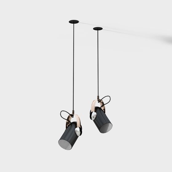 Minimalist Pendant Light 3D model