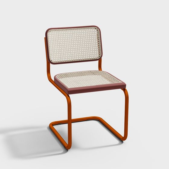 Retro-Style Chair 3D model