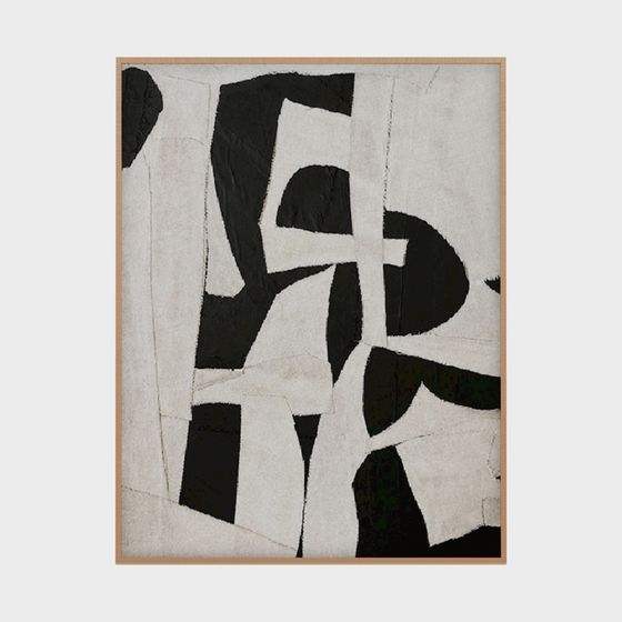 Abstract Collage 3D Model for Digital Art