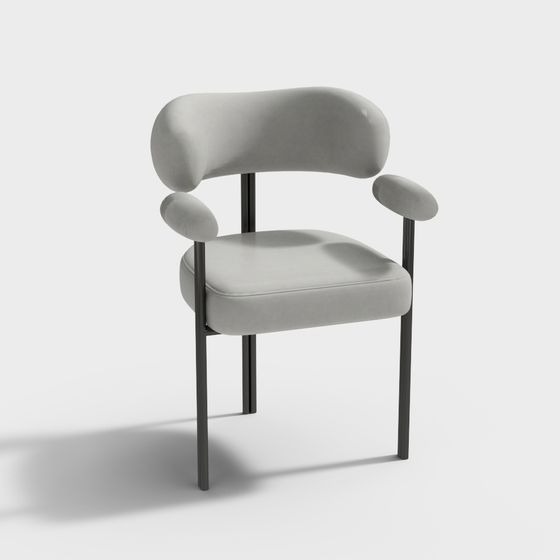 Urban Luxury Chair 3D model for Modern Interiors