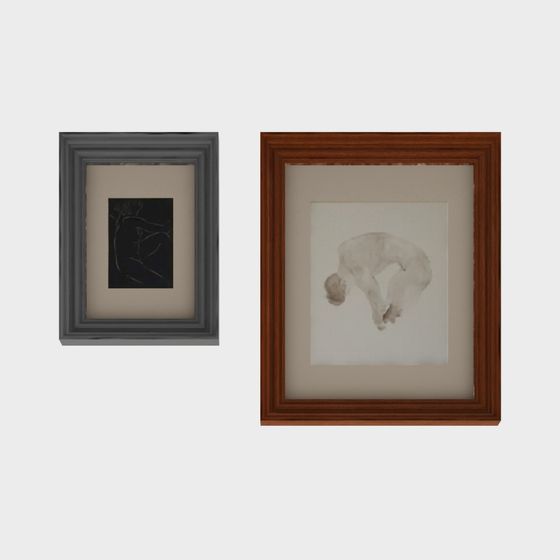 Vintage Picture Frame 3D Model