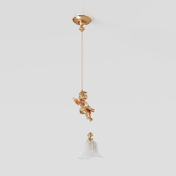 Angel Chandelier 3D model for Inspire Design