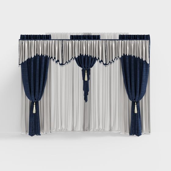 Royal Elegance Curtain 3D model
