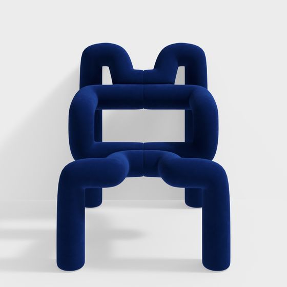 Link Chair 3D Model for Modern Interiors