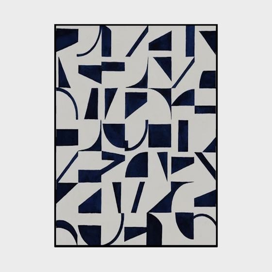 Abstract Geometric Carpet 3D model