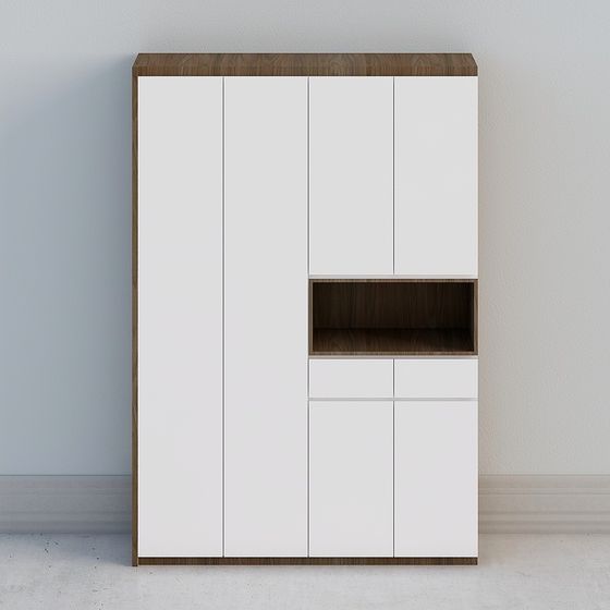 Urban Window Storage Cabinet 3D model