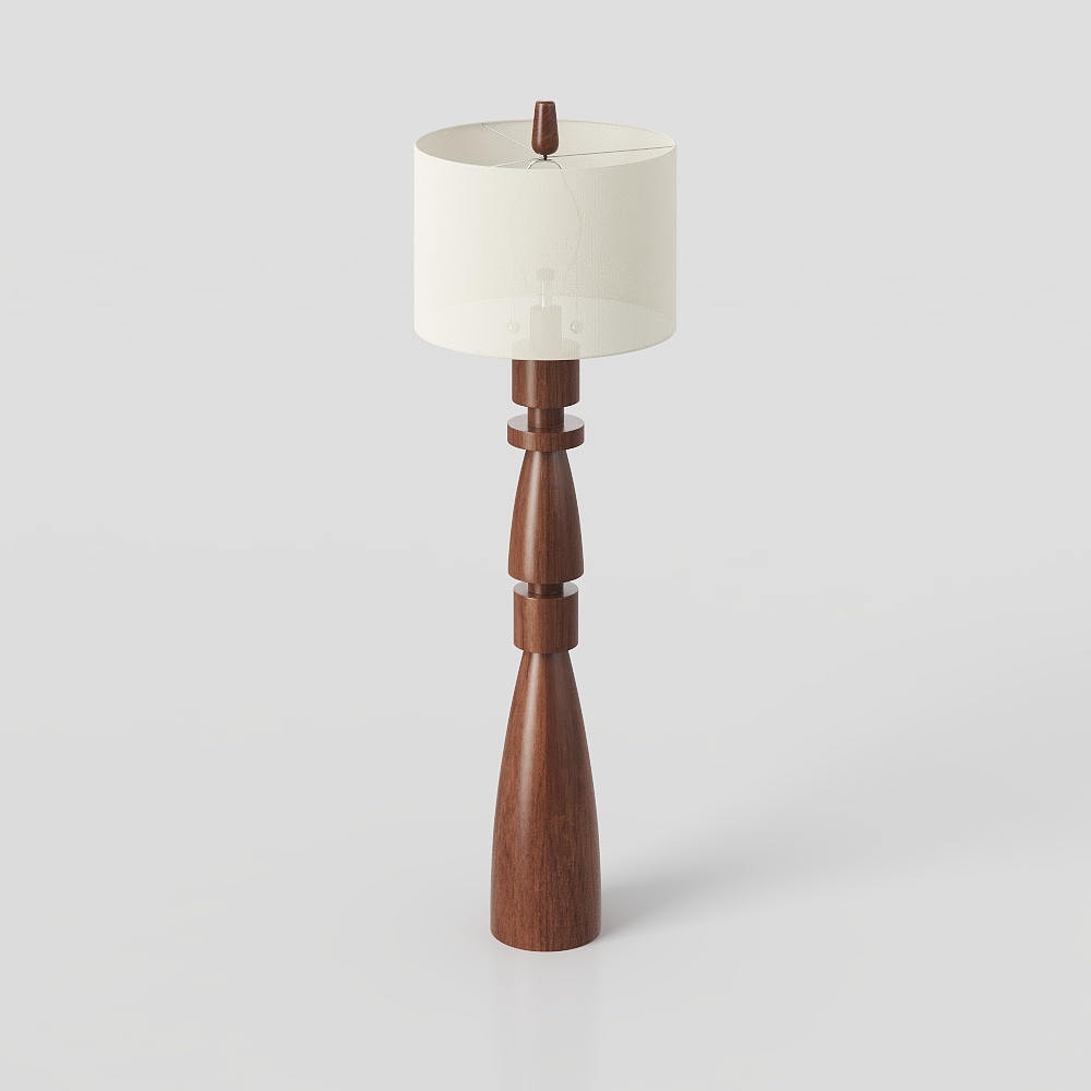 Retro Cream Style Living Room and Dining Room Floor Lamp