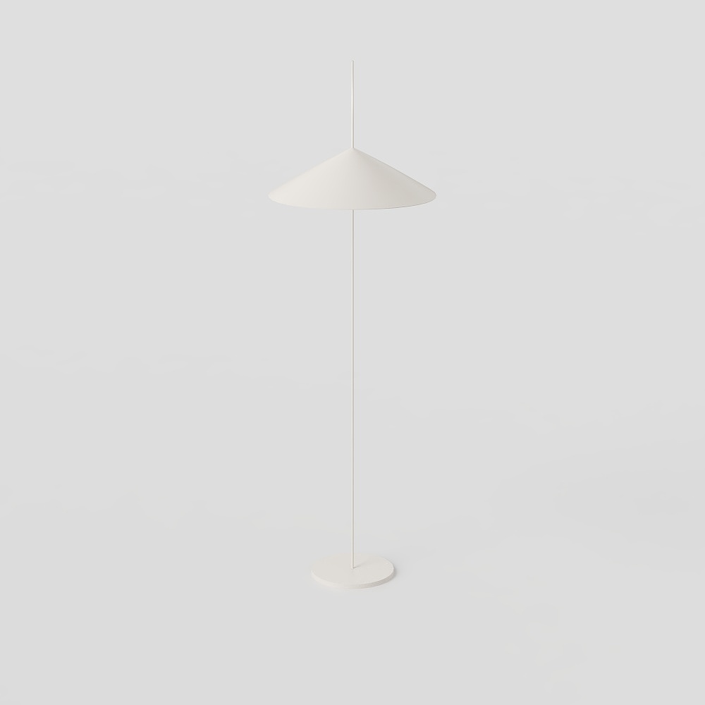 Stylish Umbrella Floor Lamp 3D model