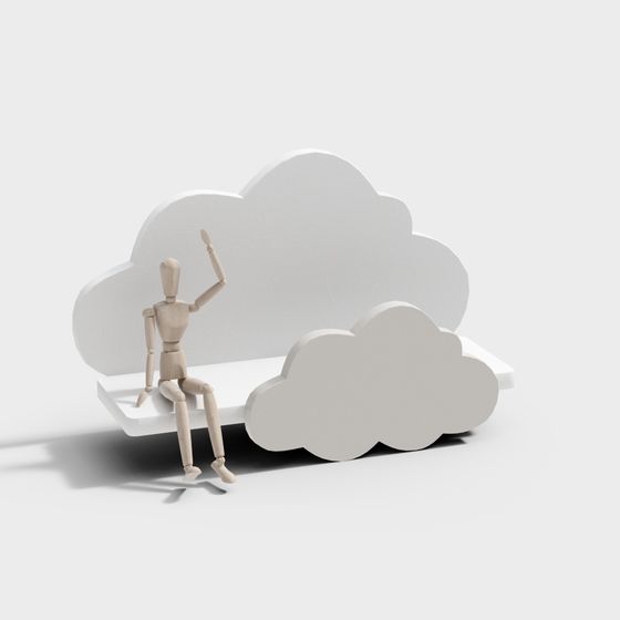 Cloud Rest 3D Model