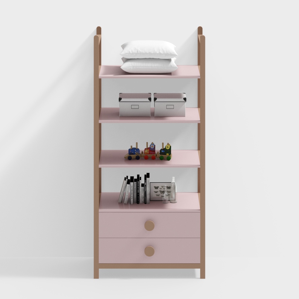 Children's Wardrobe Storage Cabinet