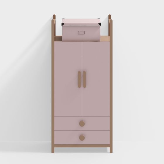 Minimalist Wardrobe 3D model