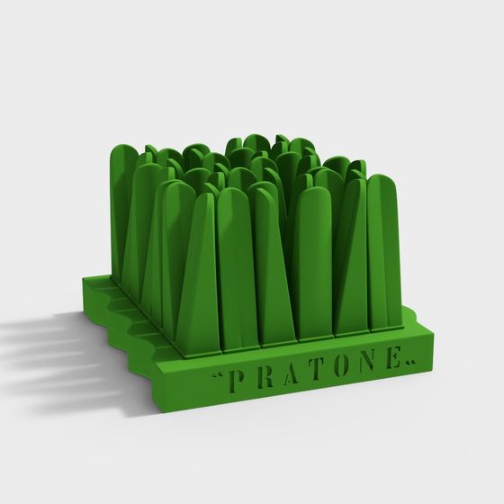 Pratone Low Poly Grass 3D Model for Creative Projects