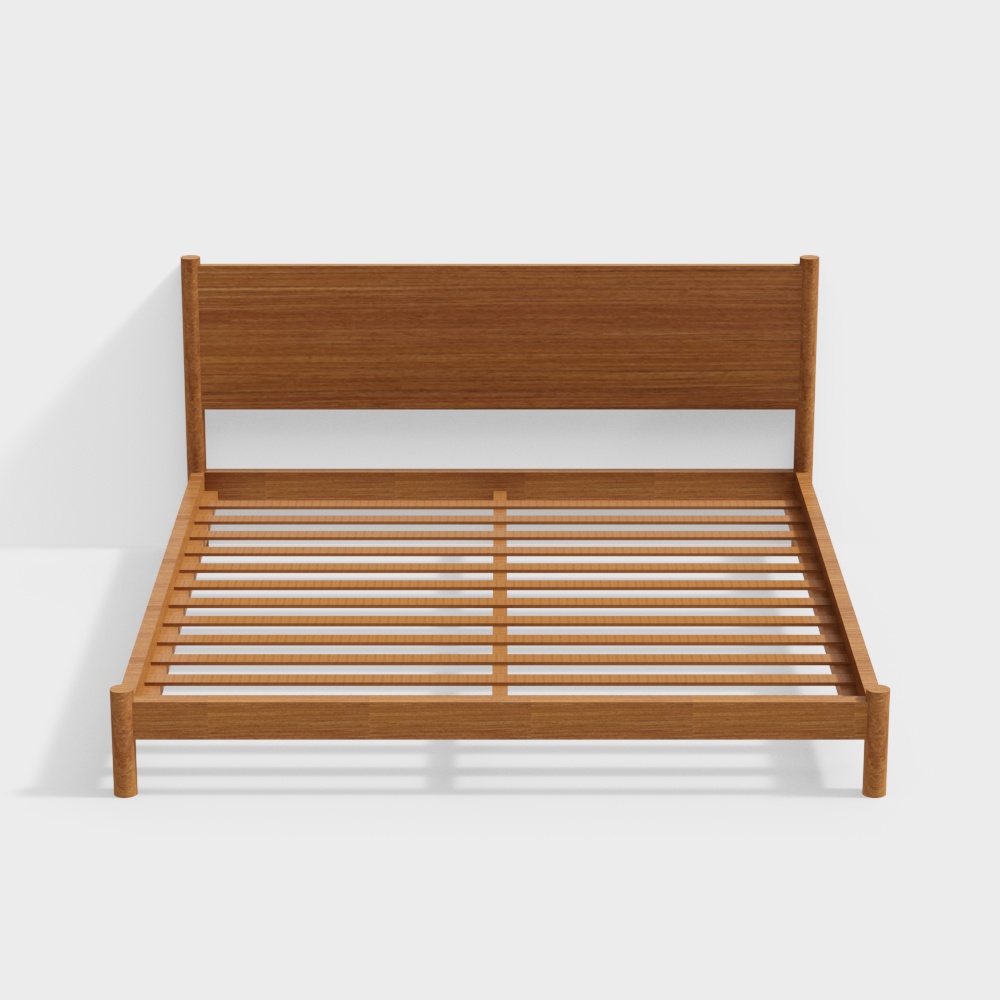 Cadre de matelas en bois traditionnel
