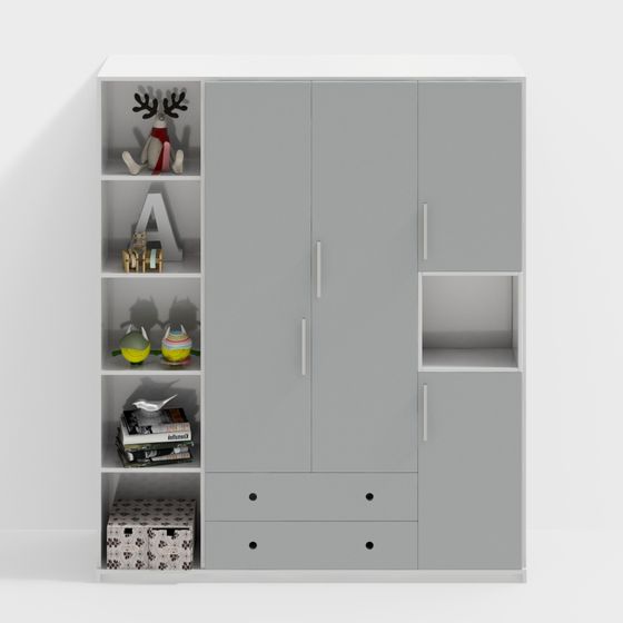 Modern Urban Storage Cabinet 3D model