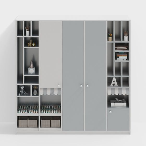Urban Storage Cabinet 3D model