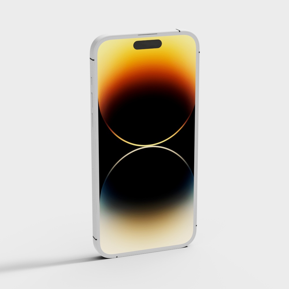 Sleek 3D Model Smartphone Design for Creative Projects