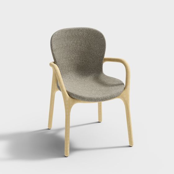 Modern Minimalist 3D Chair Model