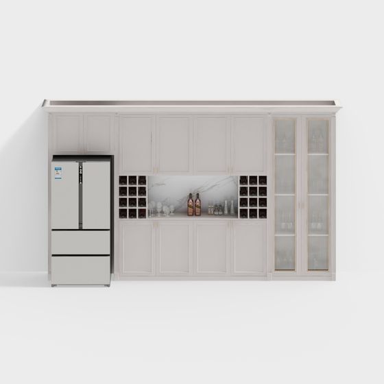 French Sideboard with Electrical Appliances