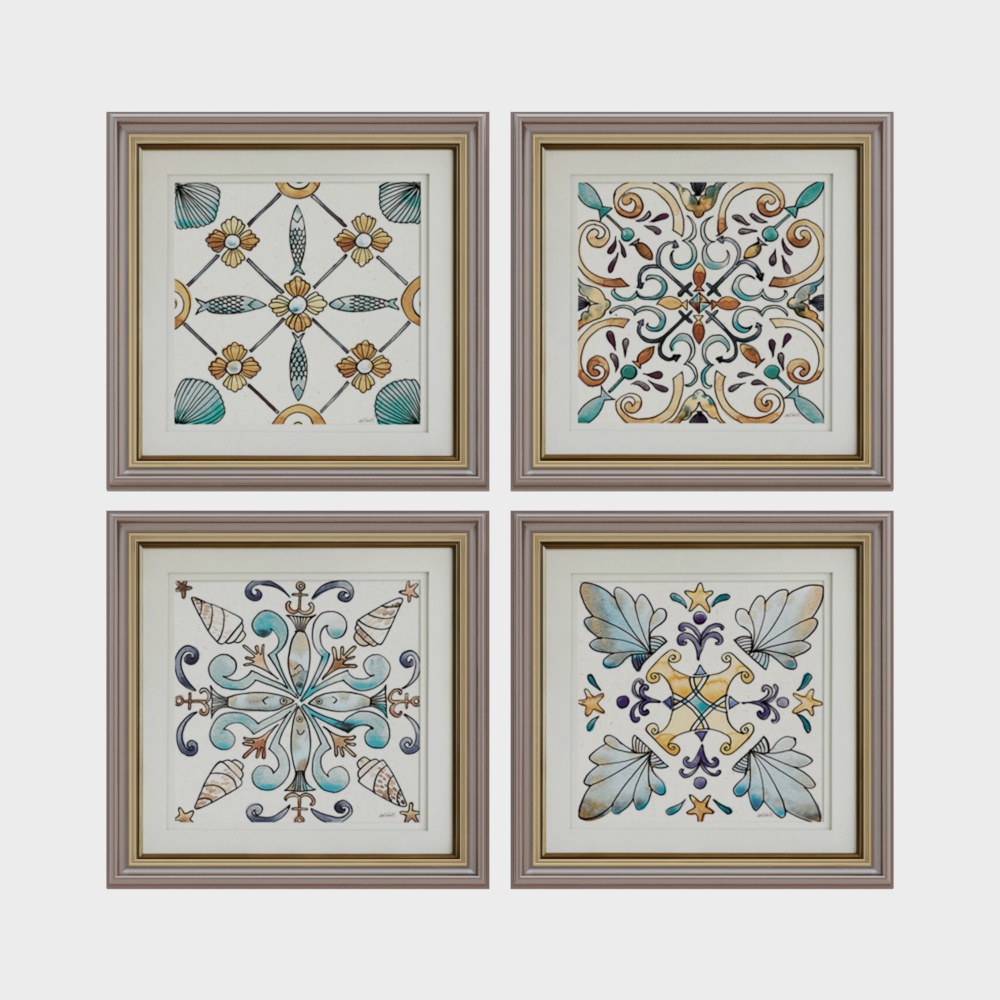 Modern light luxury headboard background