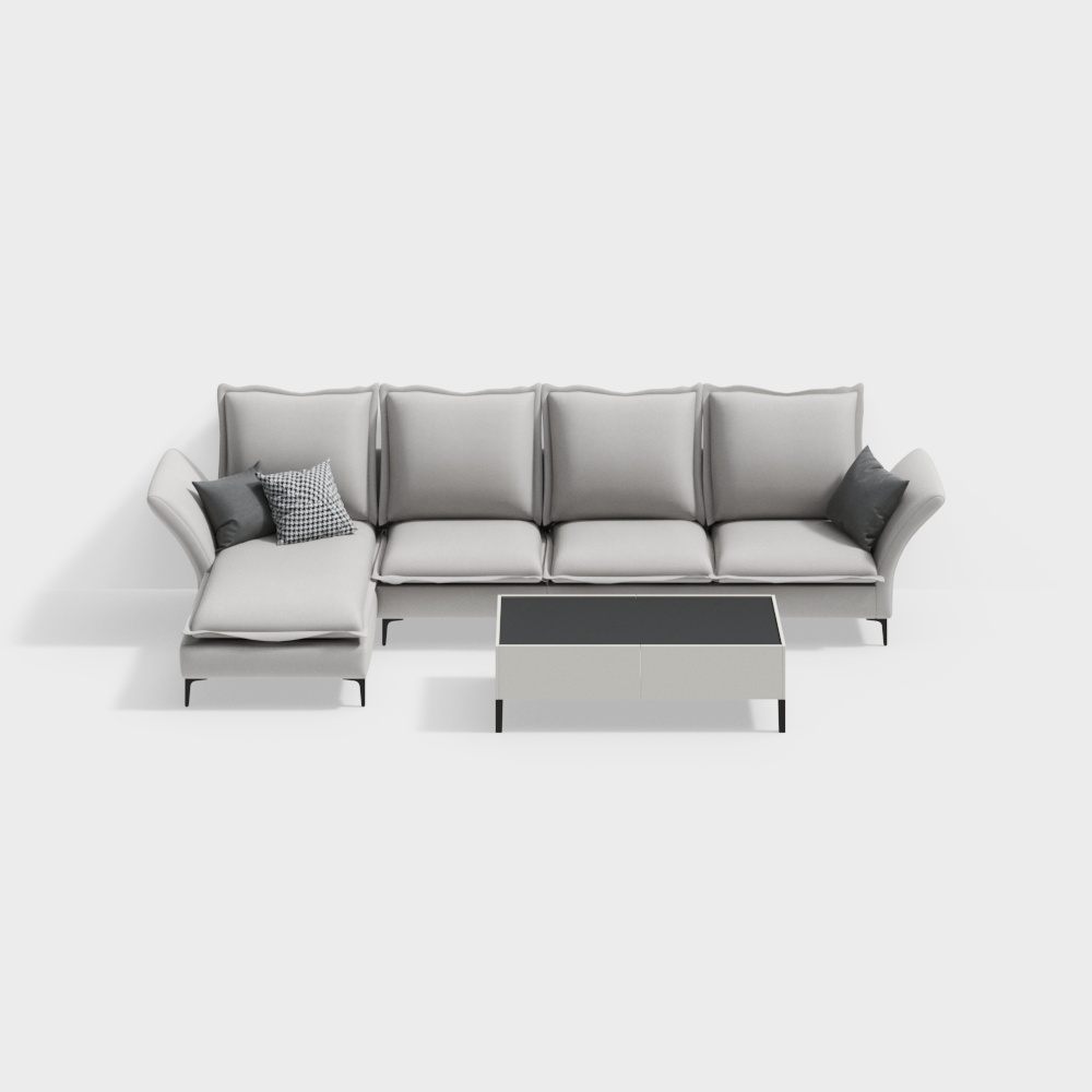 現代客餐廳分體沙發